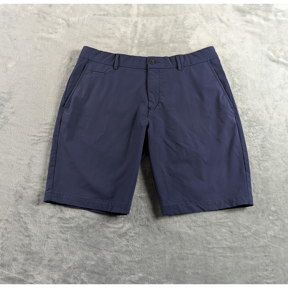 KJUS Ike Shorts Mens Large Blue 3XDRY Stretch Golf Chino Quick Dry Performance